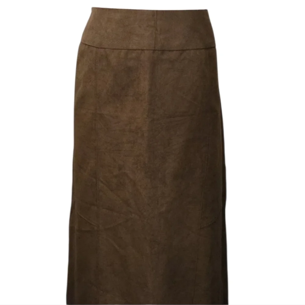 Norton McNaughton Brown Maxi Skirt